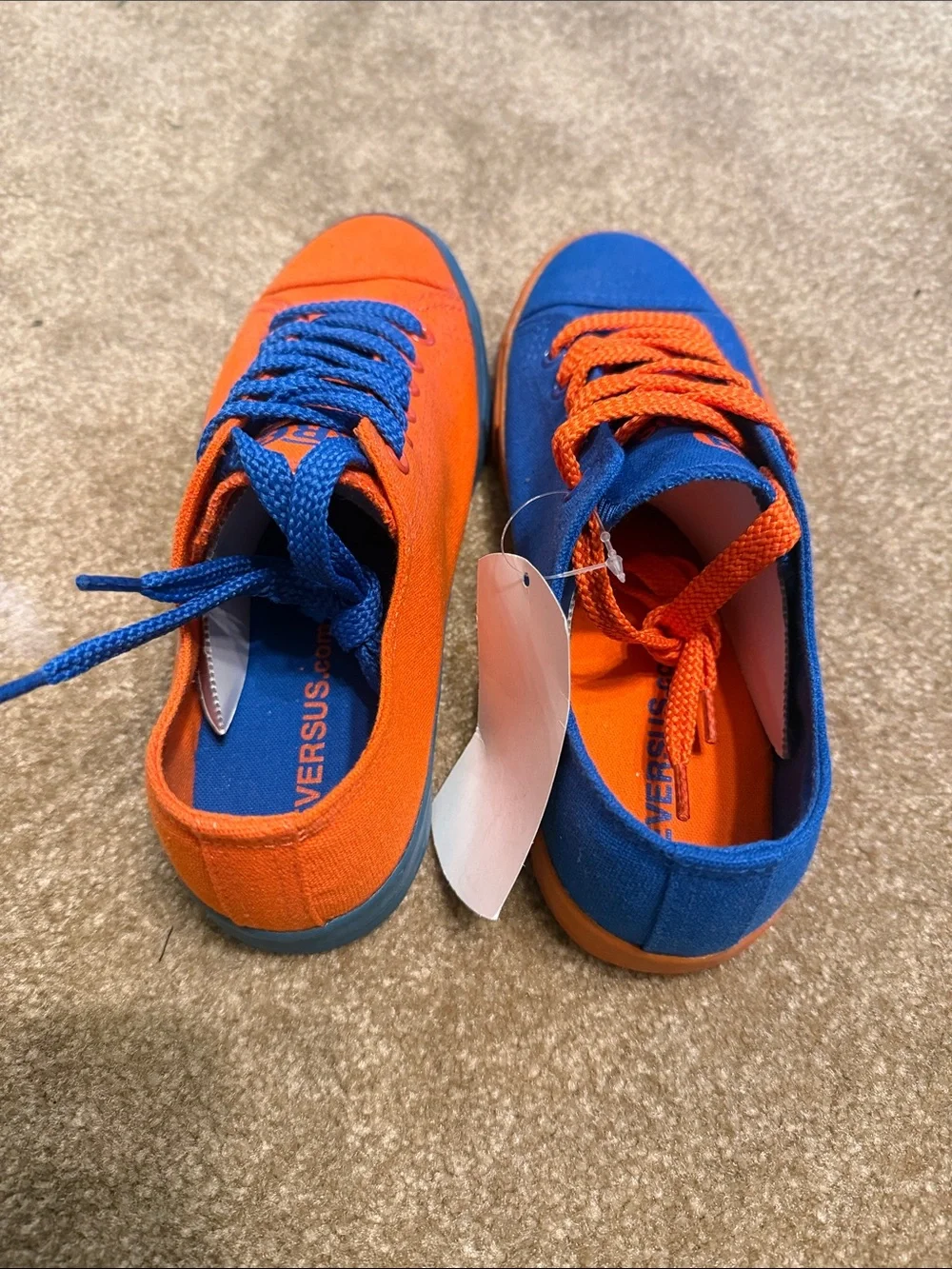 NWT Florida Gators NCAA - Orange & Blue Canvas Sneakers